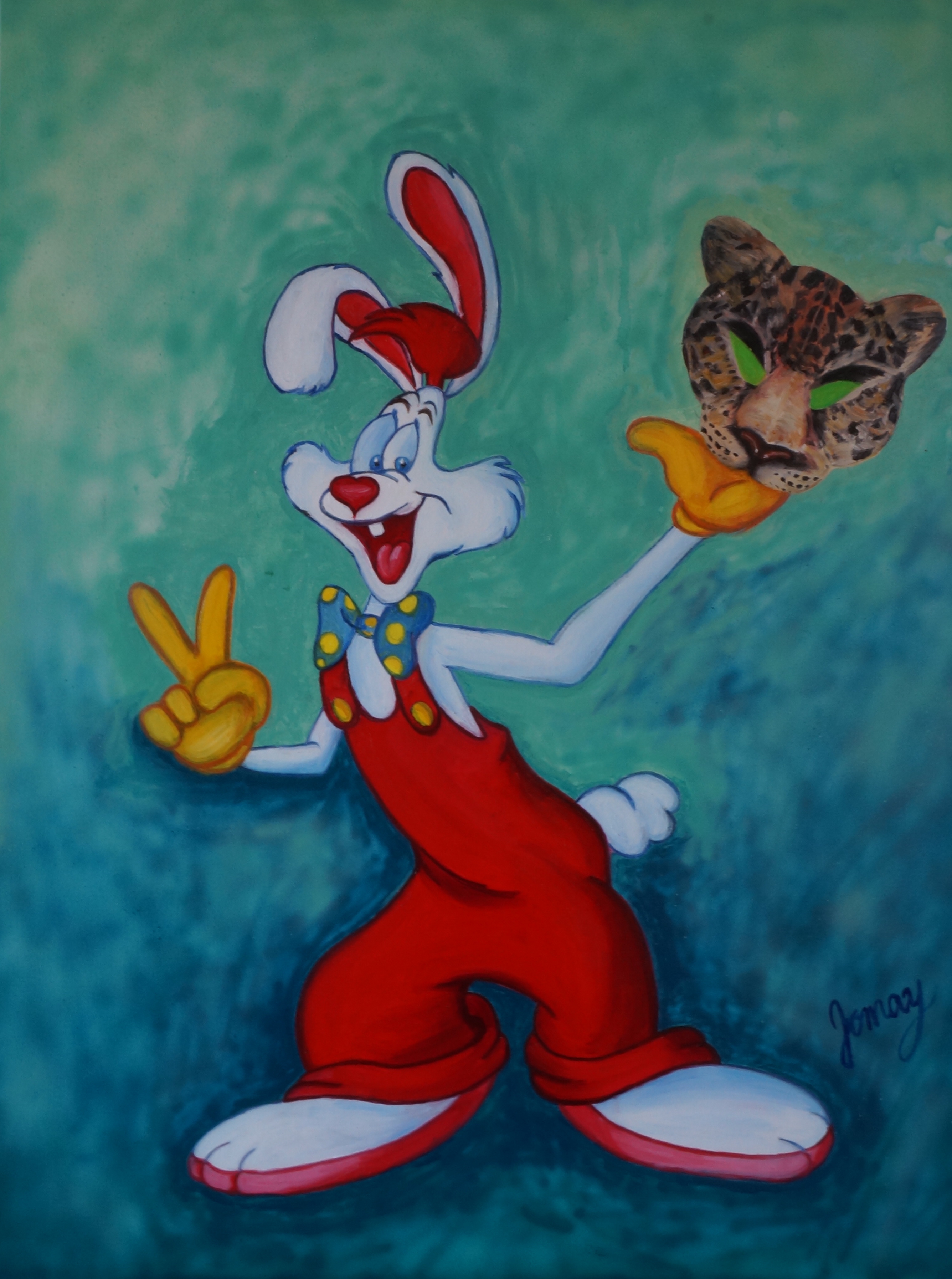 Rabbit with mask